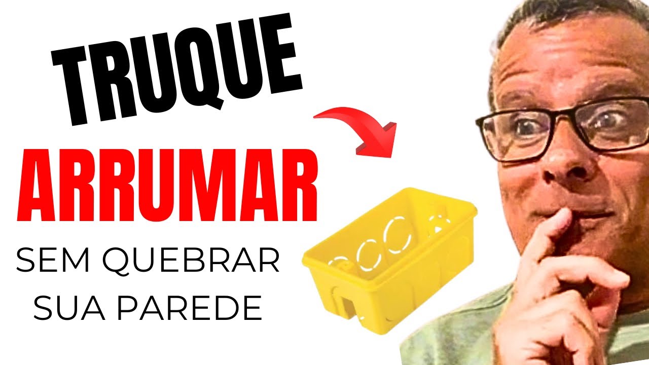 Consertar aba da Caixinha de Tomada Nunca Foi Tão Fácil ( Sem Quebrar Nada )