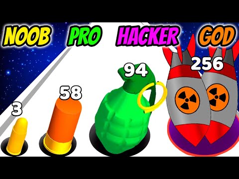 Attack Hole 3D - NOOB vs PRO vs HACKER vs GOD