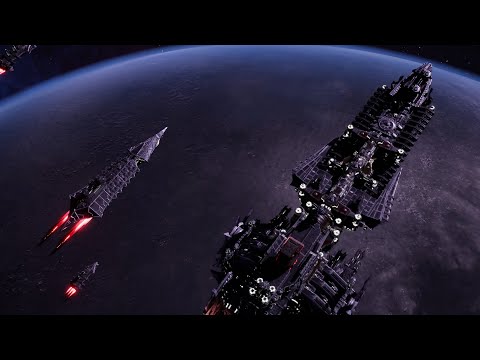 Skalgrim Mod 2021: Iron Blood - Iron Warriors vs Space Marines - Battlefleet Gothic Armada 2