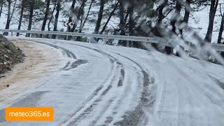 Provincia de Málaga - Tormenta trae granizo, nieve y lluvias fuertes