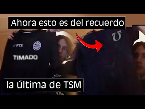 😍Timado MUESTRA la nueva CAMISETA de TSM y la vieja camiseta de UNDYING