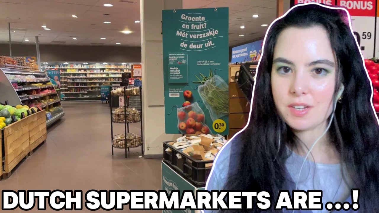 Dutch supermarket in Amsterdam REACTION!