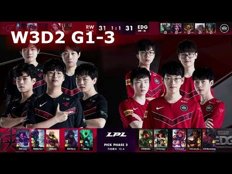 RW vs EDG - Game 3 | Week 3 Day 2 LPL Spring 2020 | Rogue Warriors vs Edward Gaming G3