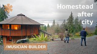 Couple's own paradise in rural WA: yurt, cabin & barndominium homestead