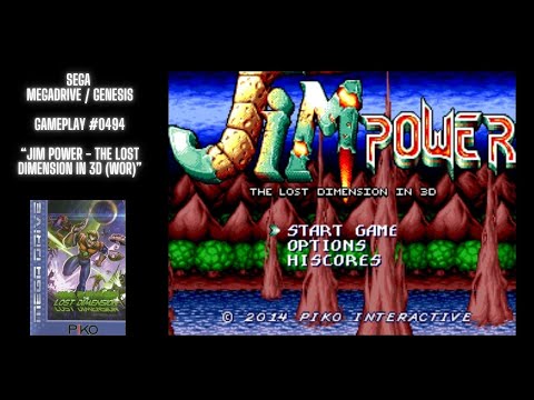 Jim Power - The Lost Dimension In 3D (WOR) (Megadrive / Genesis / Gameplay #0494)