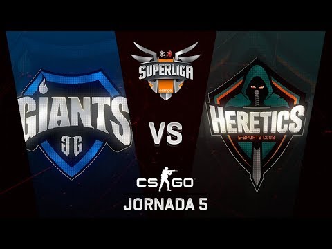 GIANTS GAMING VS TEAM HERETICS - MAPA 1 - SUPERLIGA ORANGE - #SUPERLIGAORANGECSGO5
