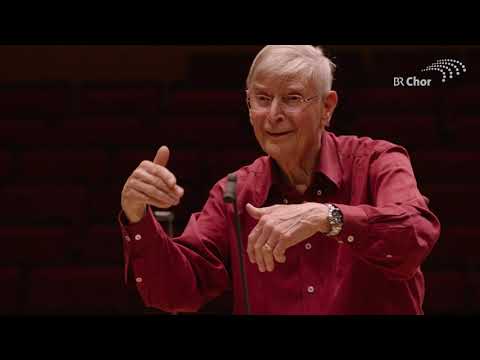 Der BR-Chor probt mit Herbert Blomstedt