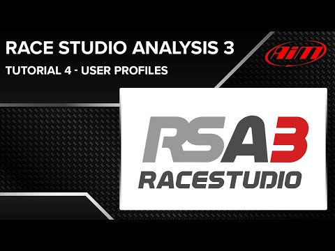 Race Studio Analysis 3 - Tutorial 4 - User Profiles