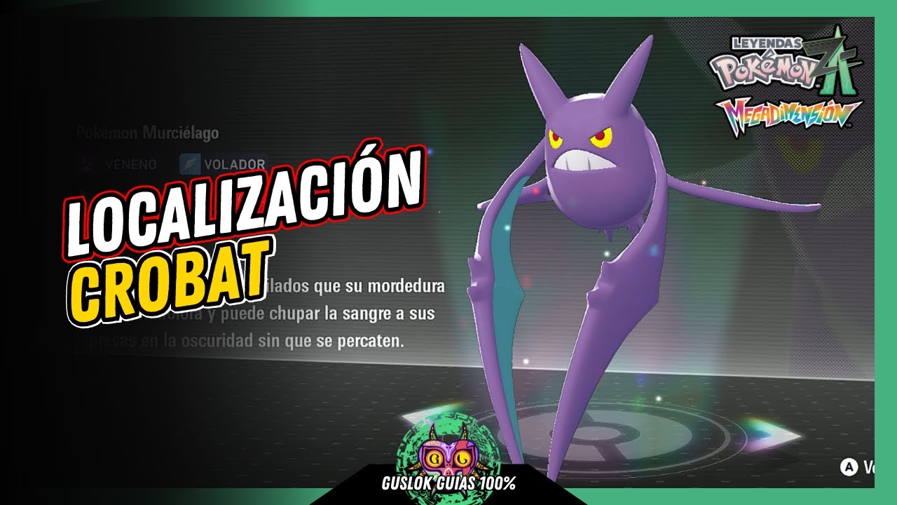 Leyendas Pokemon: Z-A Megadimension – UBICACIÓN de CROBAT 💯 | GUÍA 100% 🏆 Leyendas Pokemon: Z-A Megadimension – UBICACIÓN de CROBAT 💯 | GUÍA 100% 🏆