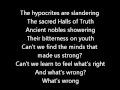 Rush-A Farewell To Kings (Lyrics)