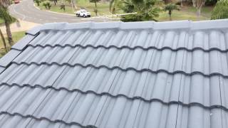 Million dollar home had roof restoration.