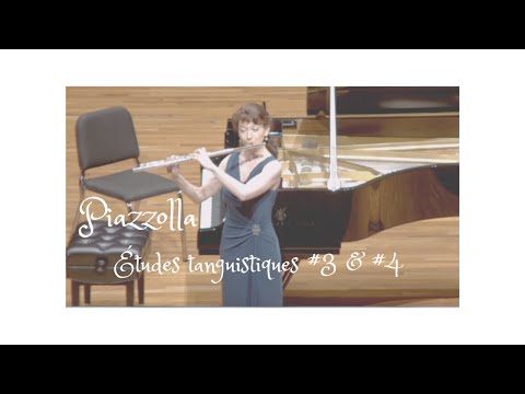 Piazzolla Études tanguistiques #3 and #4 - Mimi Stillman, flute