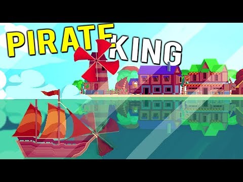 RULING THE SEAS AS THE PIRATE KING! BUILDING A PIRATE FORTRESS! - Don't Sink Preview Gameplay
