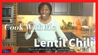 🥘Cook With Me: Lentil Chili//ENG SUB