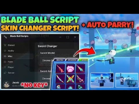 NO KEY | BLADE BALL SCRIPTS | AUTO PARRY | AUTO SPAM | PASTEBIN + NO KEY