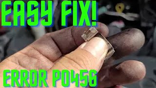 ERROR CODE  P0456 2018 FORD EXPLORER 2.3L