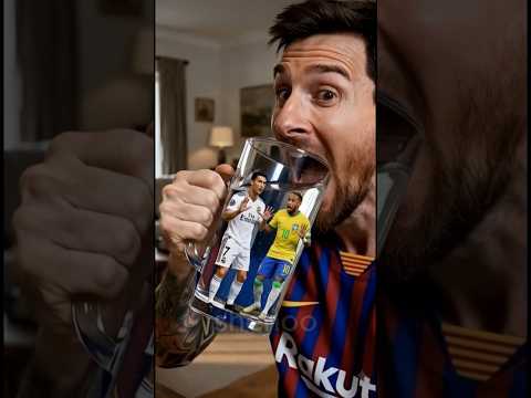 ميسي بلع كرستيانو ونيمار  #ai  #crstiano