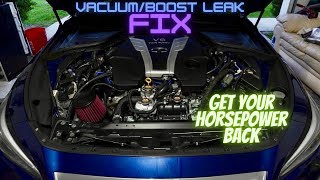 If You Have A Boost Leak On Your VR30 Watch This