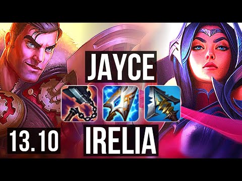 JAYCE vs IRELIA (TOP) | 600+ games, 10/3/11, Dominating | KR Master | 13.10