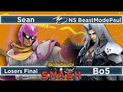 Sean (C. Falcon) vs BeastModePaul (Sephiroth) - Losers Finals - Boardwalk Smash #39 CFL SSBU