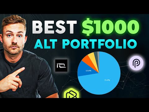 Best 100x Crypto Altcoin Portfolio Using $1000 | Get CRYPTO RICH