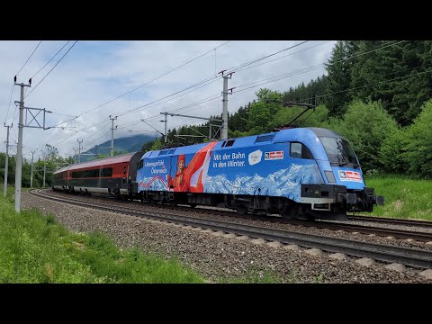Treni in transito lungo la Ferrovia Rudolfiana - Züge auf der Rudolfsbahn