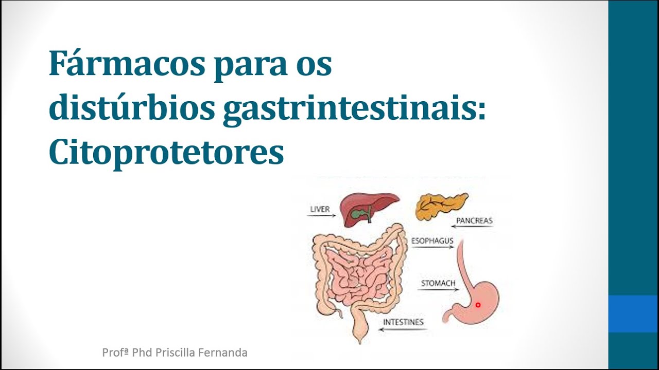 Fármacos para os distúrbios gastrintestinais: Citoprotetores
