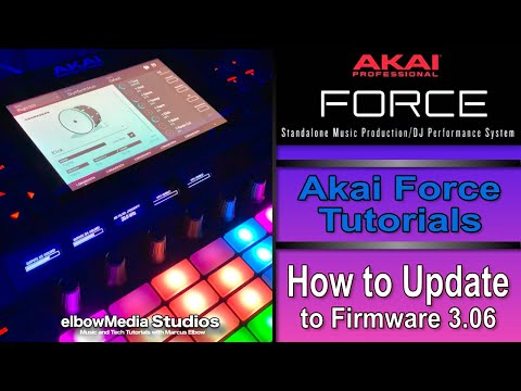Akai Force Tutorial | How to Update to 3.06