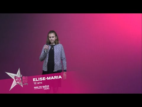 Elise-Maria 12 ans - Swiss Voice Tour 2023, Parc du Rhône, Collombey