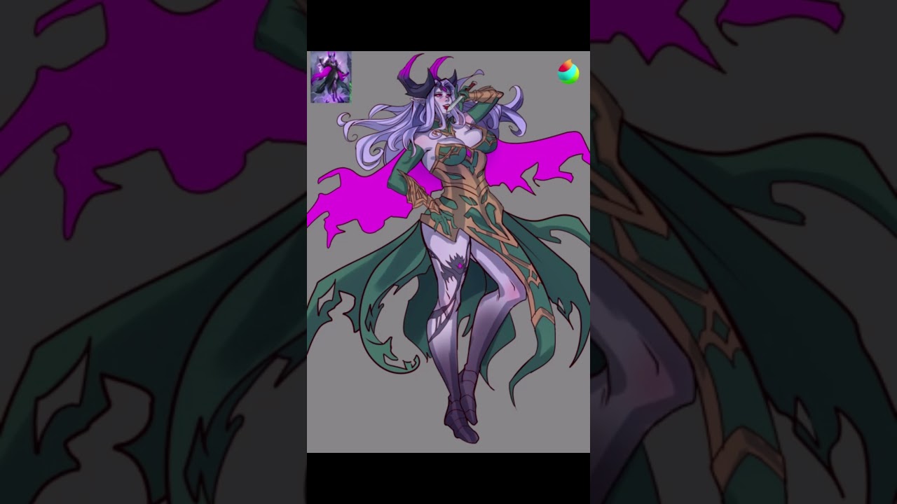 Purple Demon #art #commission #artcommission #digitalart #dnd