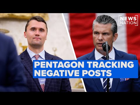 Department of Defense tracking negative Charlie Kirk posts | NewsNation Live