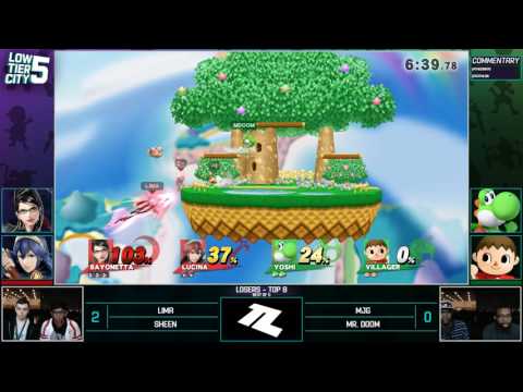 LTC 5 - Lima + Sheen vs MJG + Mr. Doom - Top 8 - Losers Smash 4