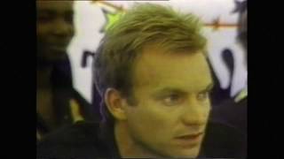 The Police - Amnesty Tour 1986 Sting &amp; Others Interwiev