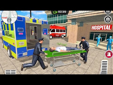 Emergency🚑  Ambulance  Rescue  Driver : Simulator 3D | Police Ambulance driving | Android Gameplay