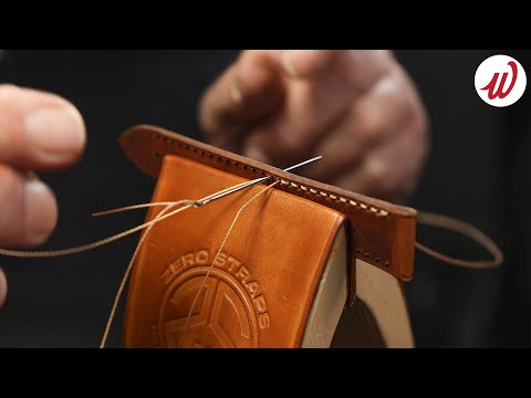 How To Make A Leather Watch Strap By Hand - Step By Step