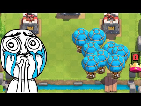 TROLLAGENS QUE DERAM ERRADO E CERTO NO CLASH ROYALE | MOMENTOS ENGRA