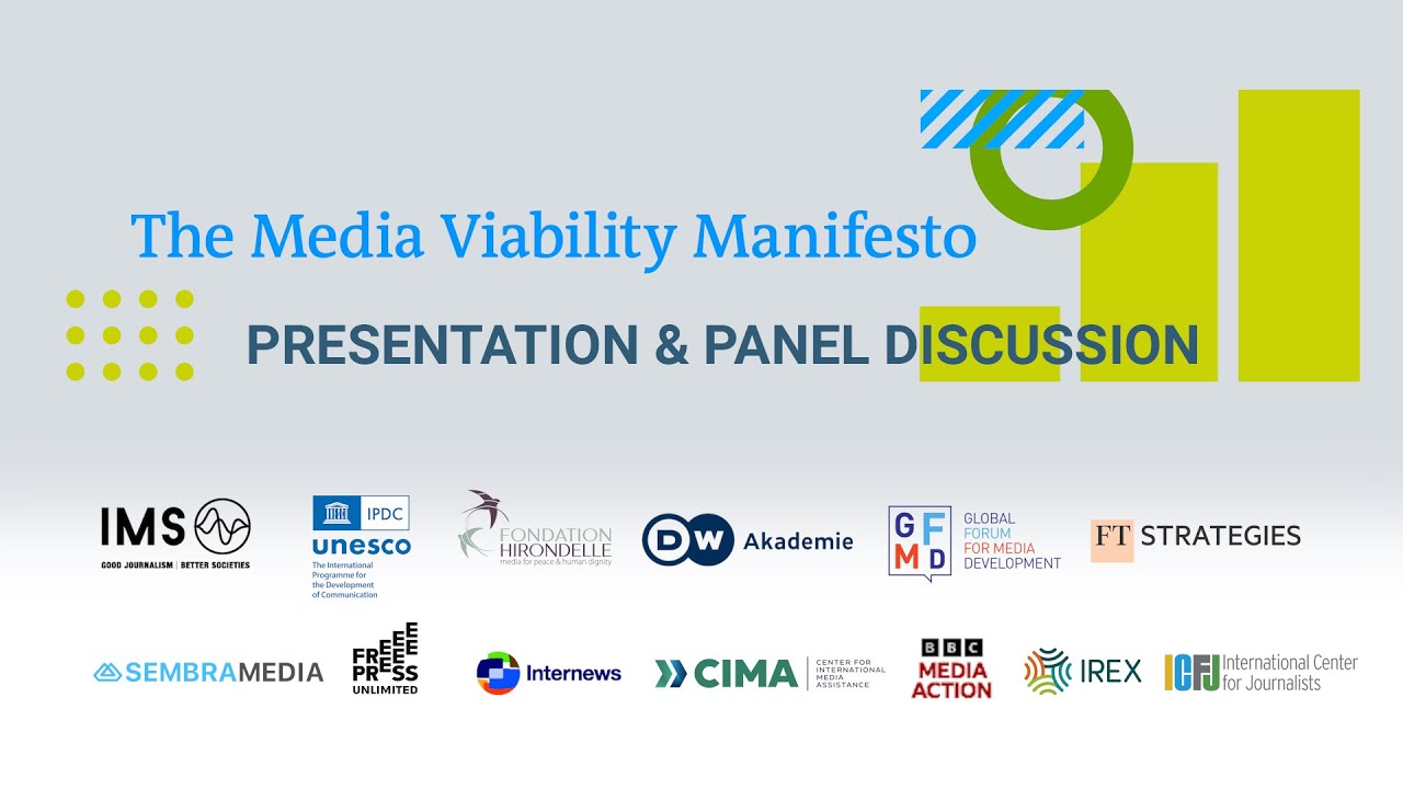 Media Viability Manifesto - Presentation and Panel Discussion, Brussels January 2025