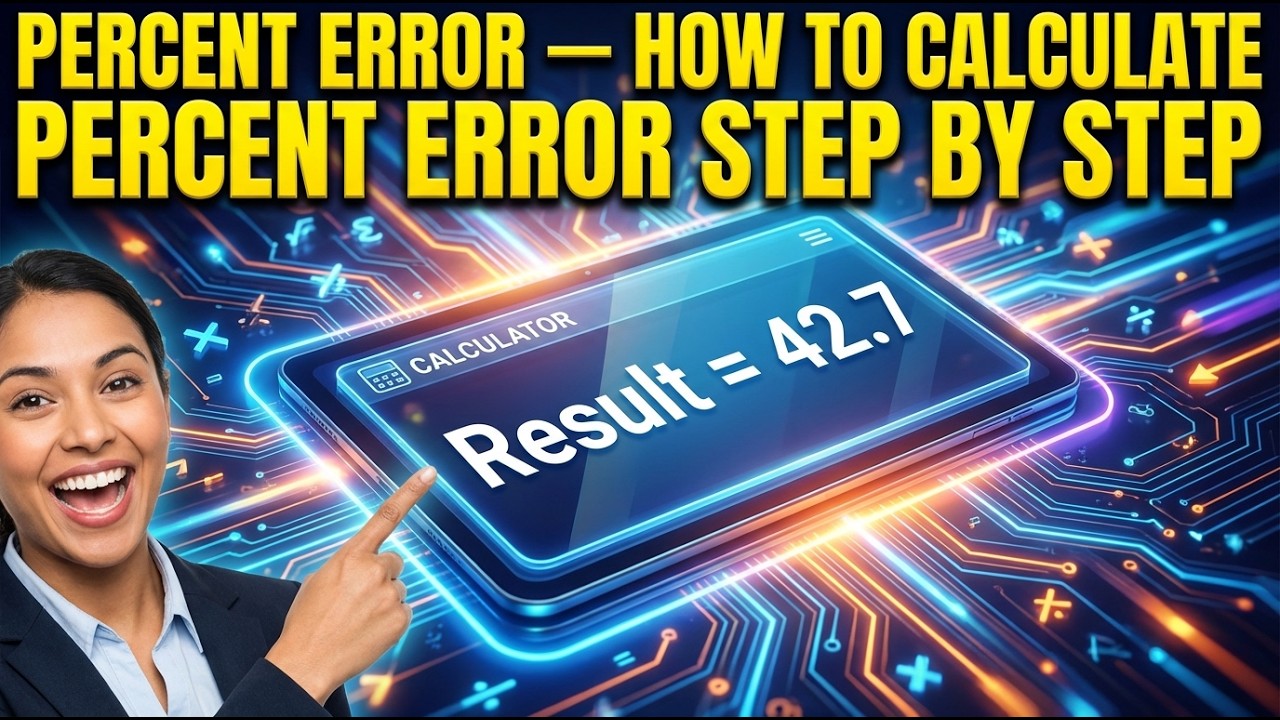 Percent Error Calculator