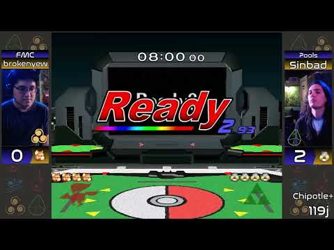 Florida Melee Circuit Season 2 Finals - Brokenyew (Fox) Vs Sinbad (Sheik) - Pools