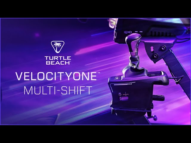 Video teaser for Turtle Beach® VelocityOne™ Multi-Shift: Shift Into A New Level Of Realism