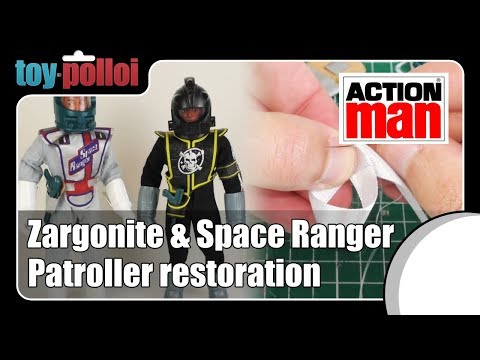 Action Man Zargonite & Space Ranger Patroller restoration - Toy Polloi
