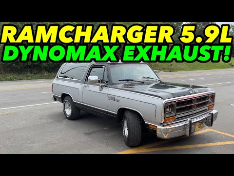 1989 Dodge Ramcharger 5.9L V8 w/ DYNOMAX EXHAUST!