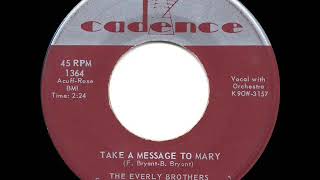 1959 HITS ARCHIVE: Take A Message To Mary - Everly Brothers