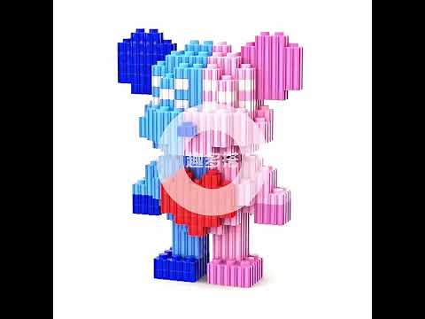 3д конструктор, конструктор пластмассовый, Объемный, развивающий для детей