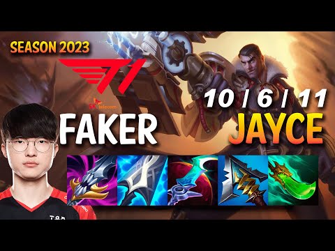 T1 Faker JAYCE vs VLADIMIR Mid - KR Ranked