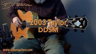 Video thumbnail for 2003 Taylor DDSM, Quilted Maple & Sitka Spruce by Dream Guitars