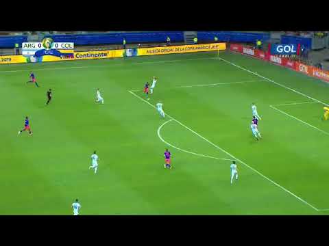 Gol de Roger Martinez con la Selección Colombia a Argentina en Copa América 2019.