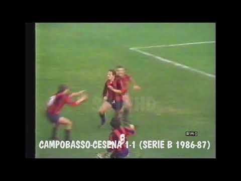 CAMPOBASSO-CESENA 1-1 SERIE B 1986-87 I GOL DELLA GARA