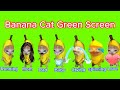 All About Banana cat Running Meme Green Screen | 100%Copyright Free |