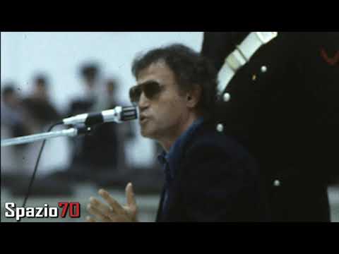 Franco Califano testifies as a defendant in the Nuova Camorra Organizzata trial.